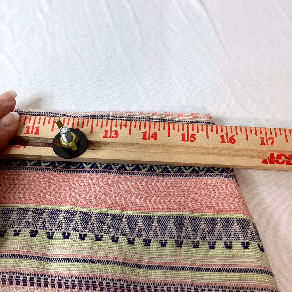 LOFT Size 10‎ Mini Skirt Striped Geometric Pink Blue Green Women's Career - Picture 8 of 8